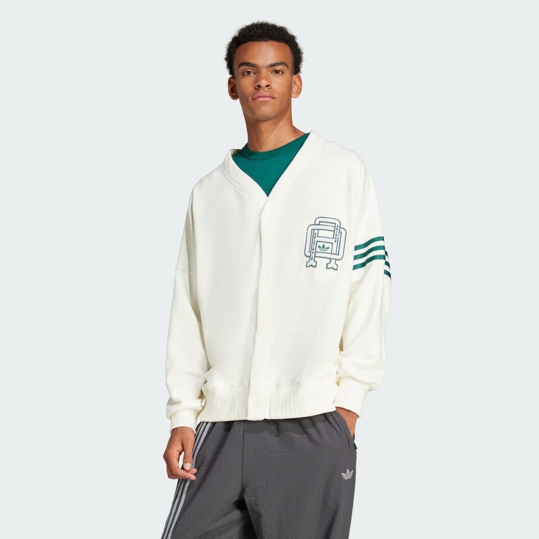 Sveter adidas Originals adidas Originals Cardigan Biela | JD0684, 0