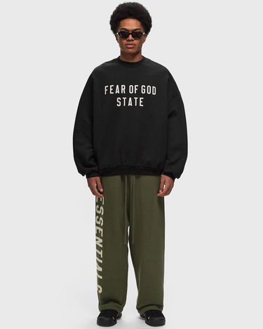 Mikina Fear of God Essentials Heavy Fleece Crewneck Sweatshirt Size L Čierna | 192BT246230F-001, 1