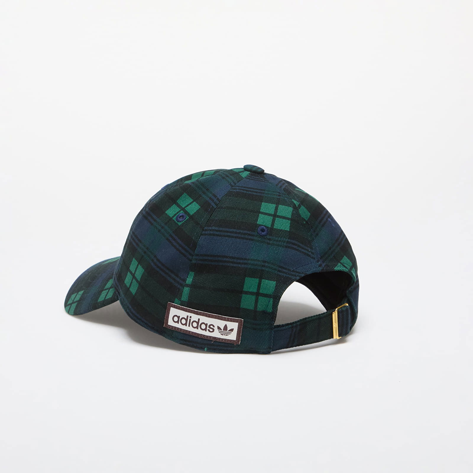 Tartan Baseball Cap Night Indigo/ Collegiate Green