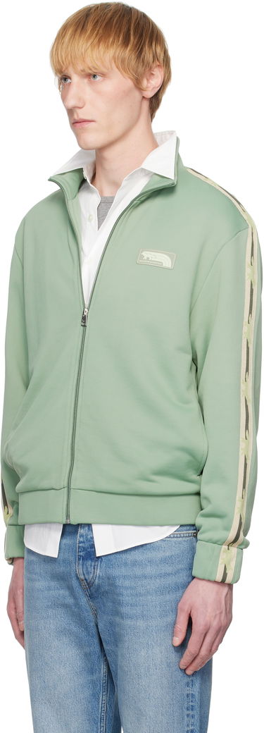 Bunda MAISON KITSUNÉ Maison Kitsuné Flash Fox Zipped Track Jacket Zelené | OM02132KM0322, 3