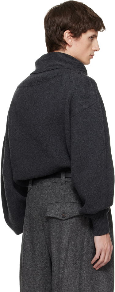 Sveter Jacquemus 'The Pallone' Turtleneck Sweater Šedá | 25HSWM00611AK00278, 2