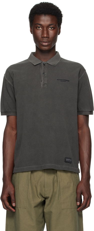 Polo tričko Neighborhood Neighborhood Pigment Dyed Short Sleeve Polo Šedá | 251FPNH-CSM14, 0