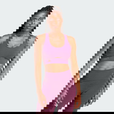 Podprsenka adidas Performance by Stella McCartney TrueStrength Medium-Support Bra Fialová | IK9087, 1