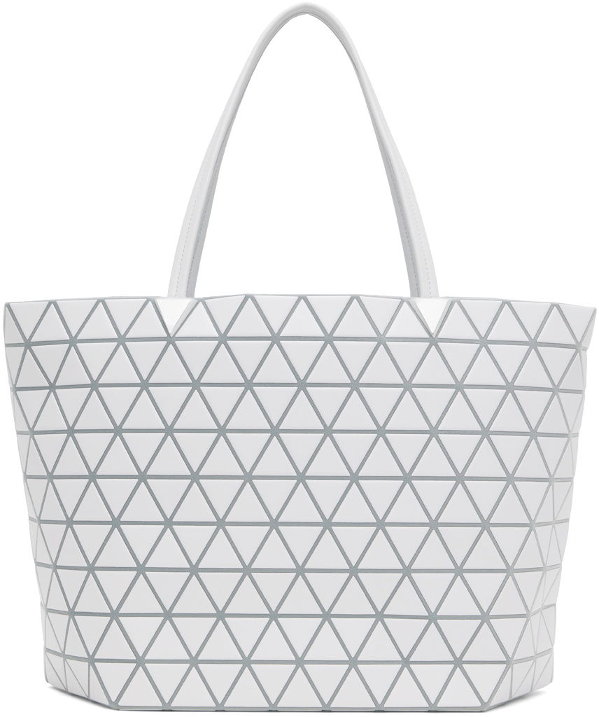 Tote bag BAO BAO ISSEY MIYAKE Geometric Pattern Matte Tote Bag Biela | BB36AG352, 0