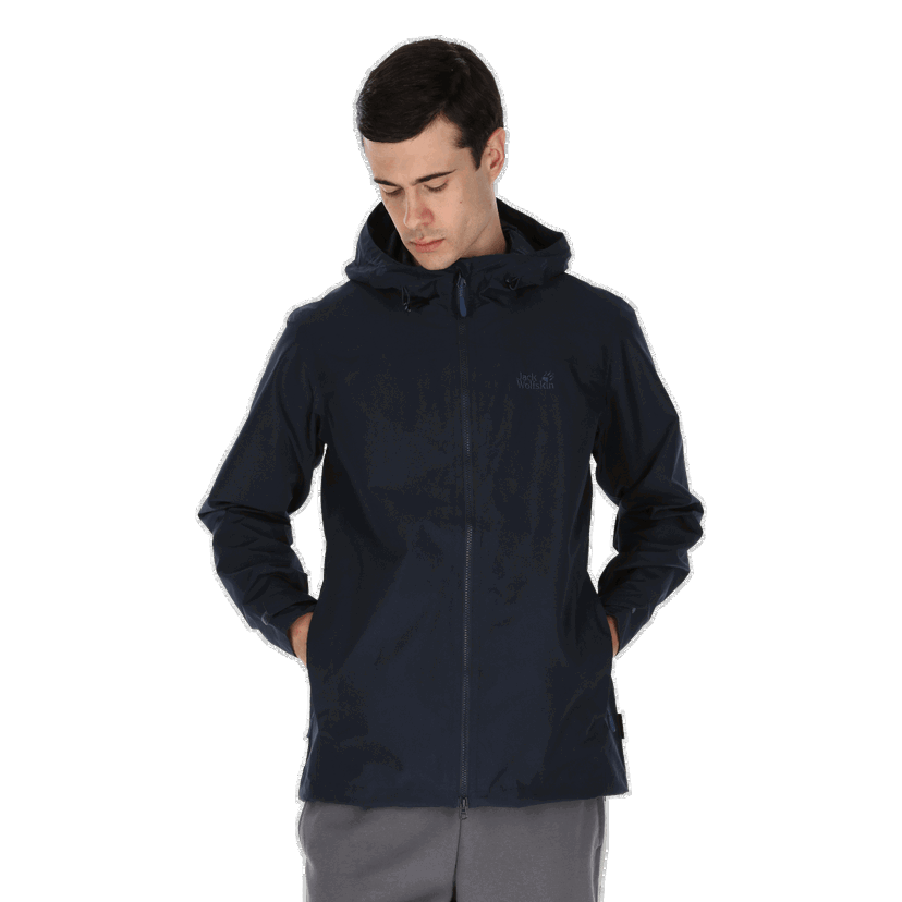 Vetrovka Jack Wolfskin Hooded Jacket Oban SKY Navy | 5016465-1033