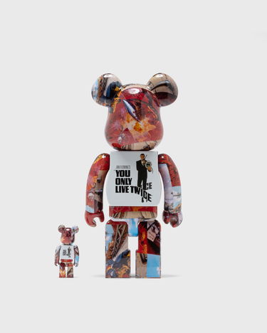 Zberateľské Medicom Toy BE@RBRICK 007 YOU ONLY LIVE TWICE 100% & 400% Set Červená | MT_0046, 2