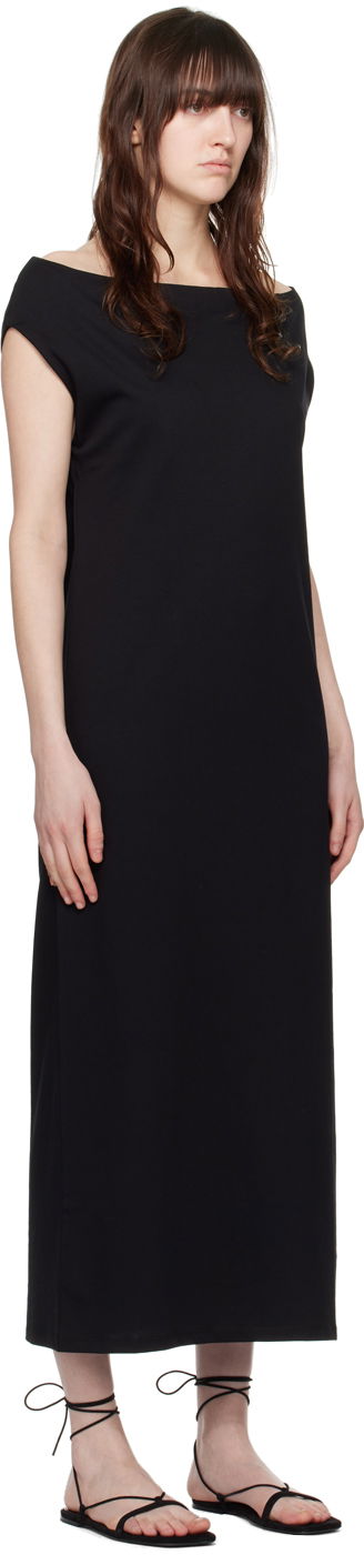 Šaty Loulou de Saison Loulou de Saison Martial Maxi Dress Čierna | MARTIAL, 1
