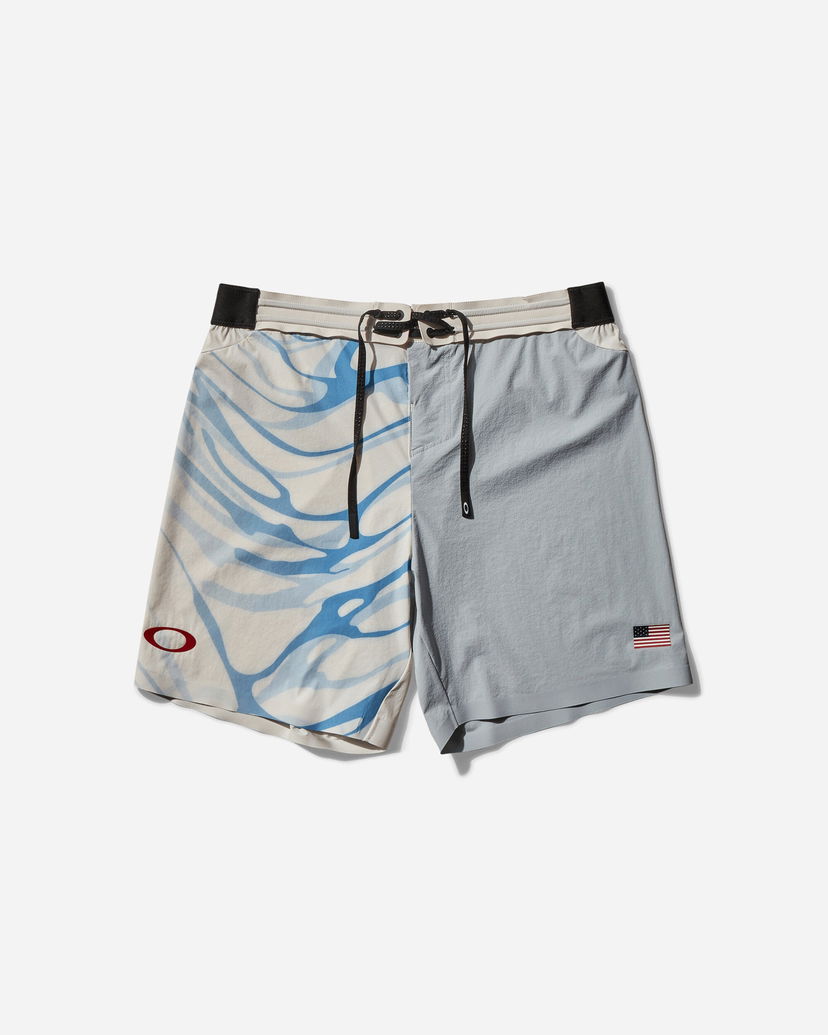 Plavky OAKLEY Team USA Surfing 2-in-1 Boardshorts Šedá | FOA407813 23B