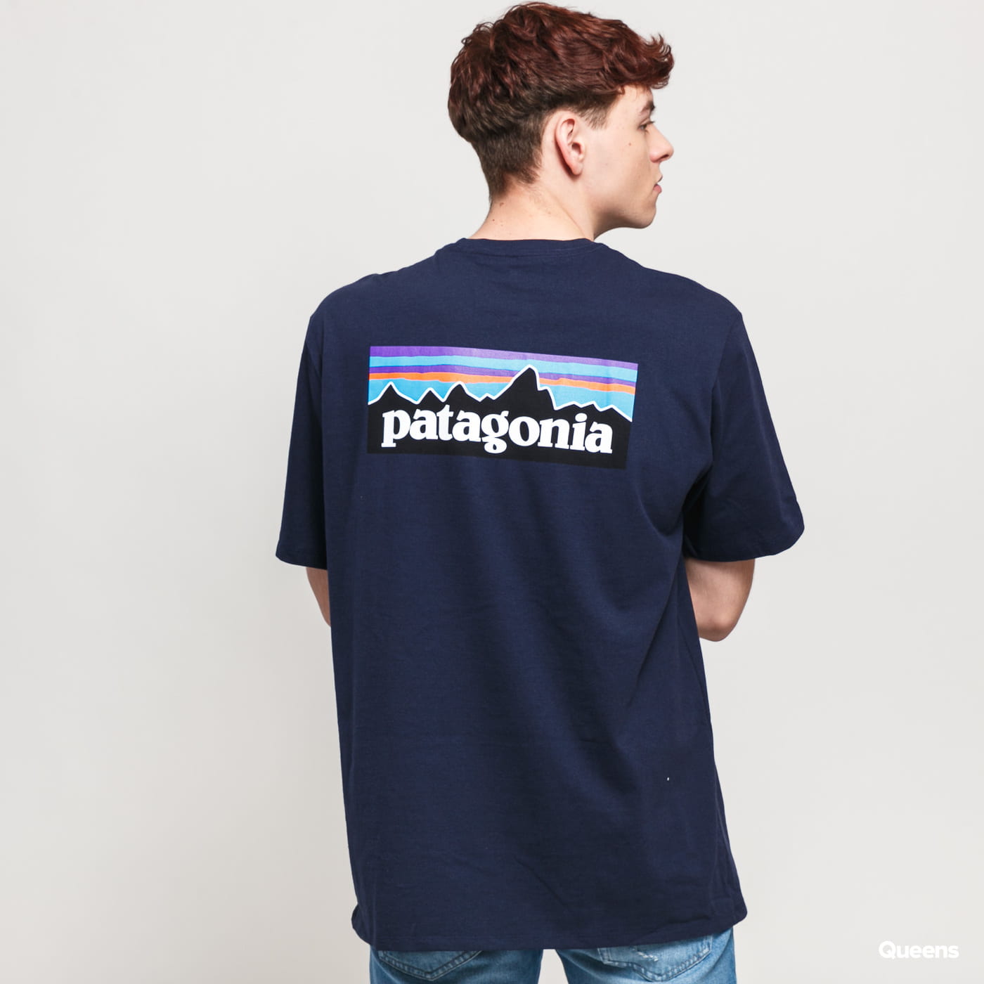 Tričko Patagonia P6 Logo Responsibili Tee Navy | 38504 CNY, 0