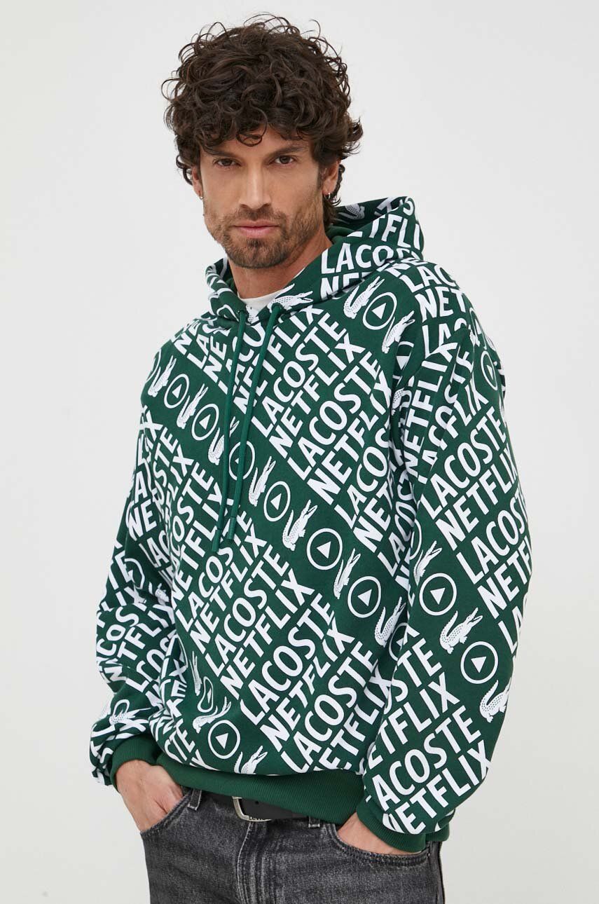 Mikina Lacoste x Netflix Loose Fit Organic Cotton Sweatshirt Rôznofarebný | SH8124, 0