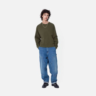 Mikina Carhartt WIP Cropped Sweatshirt Zelené | I034307_9, 2