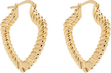 Náušnice Burberry Small Twisted Hoop Earrings Metalická | 8096530, 1