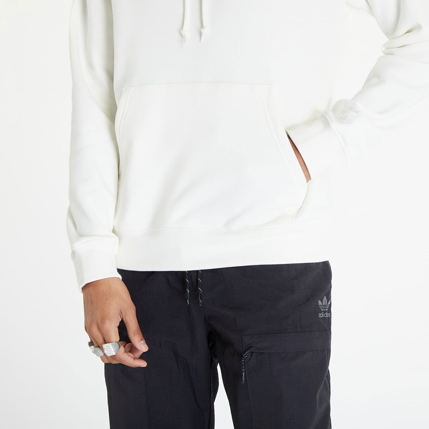 Mikina adidas Originals Trefoil Hood 1 White Biela | IS2916, 1