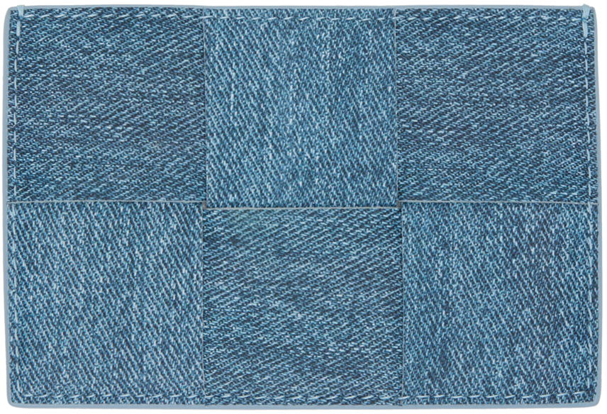 Peňaženka Bottega Veneta Cassette Credit Card Holder Modrá | 748052V49K1, 0