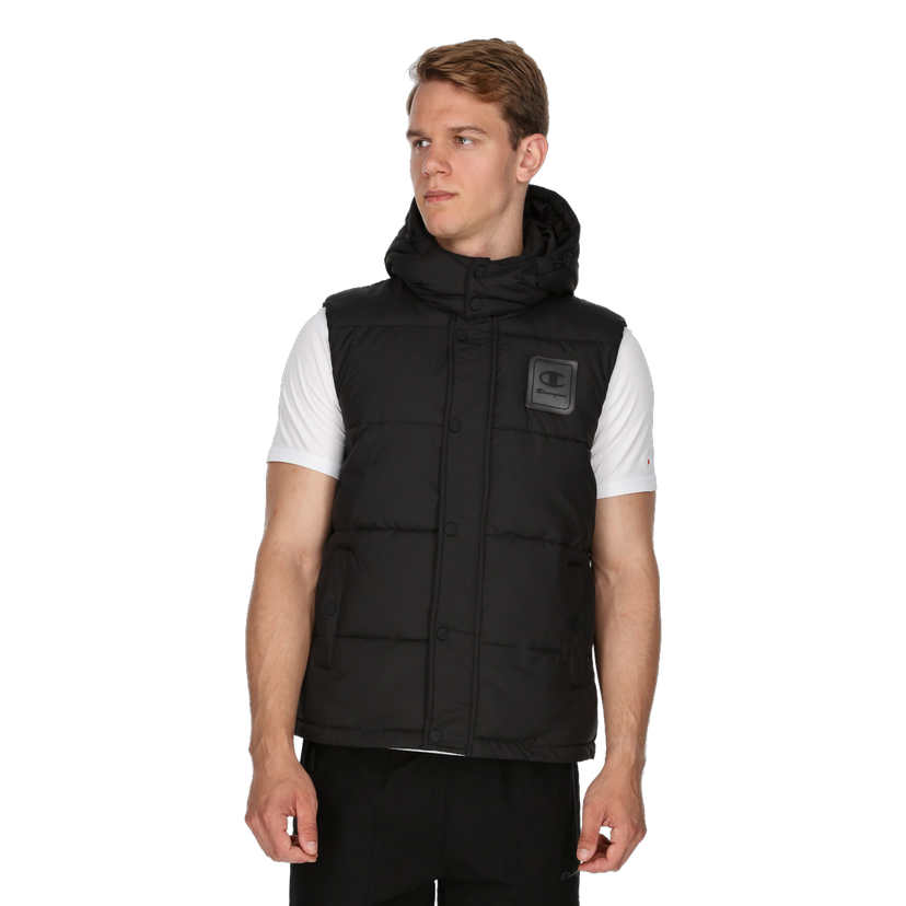 Vesta Champion Hooded Puffer Vest Čierna | CHA233M500-01