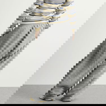 Tepláky Needles Deconstructed H.D. Sweat Pants with Butterfly Graphic Šedá | RW337-A, 3