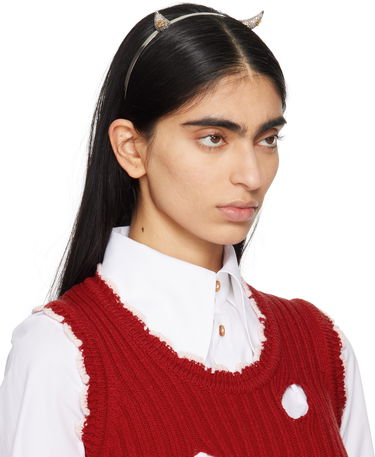 Šperky Vivienne Westwood Vivienne Westwood Horn Alice Headband Metalická | 6703000Q-02P468-, 1
