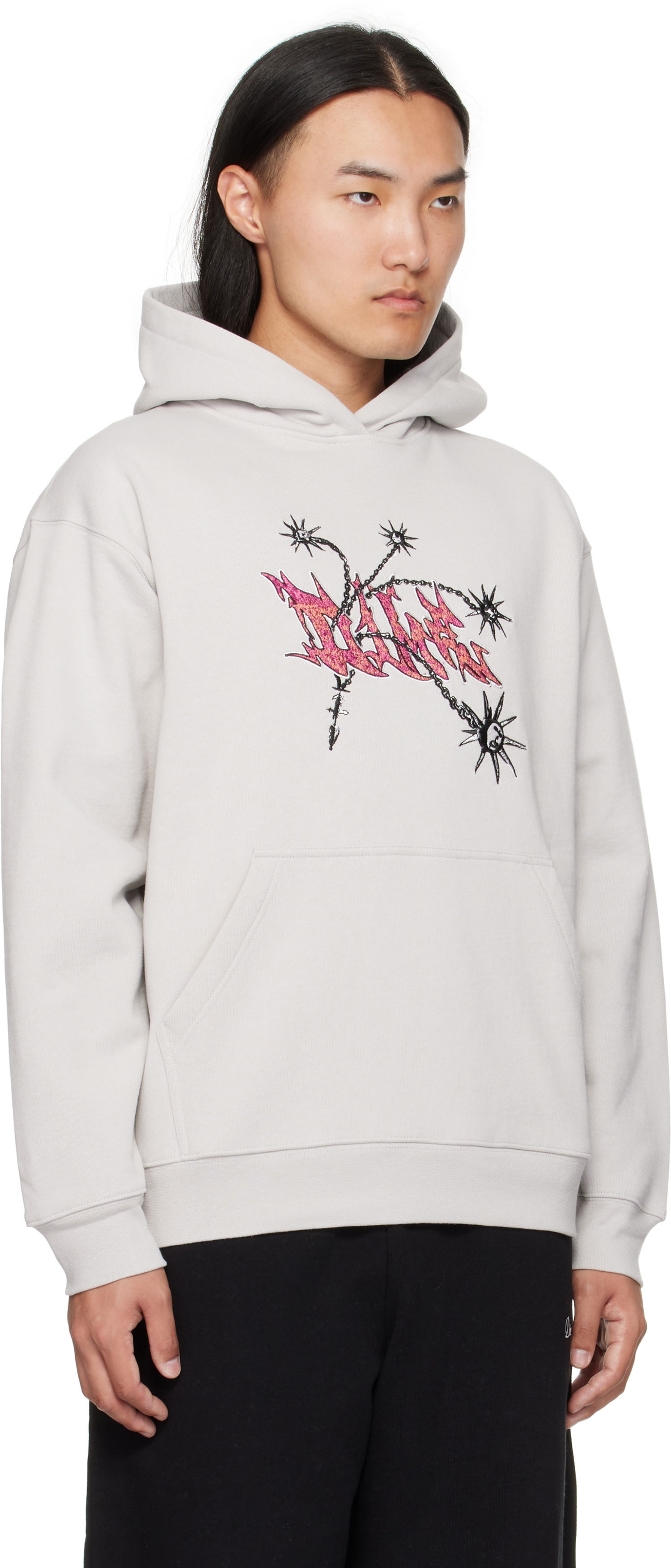 Mikina Dime Dime Frail Hoodie Šedá | DIMEFA2555CEM, 1