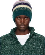 Striped Alpaca Mohair Beanie