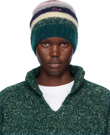 Kulicha ERL Striped Alpaca Mohair Beanie Rôznofarebný | ERL11K112, 0