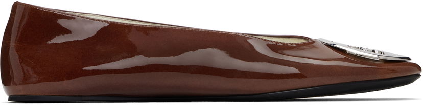 Oblečenie Tory Burch Tory Burch Reva Ballerina Flats Hnedá | 173536-200