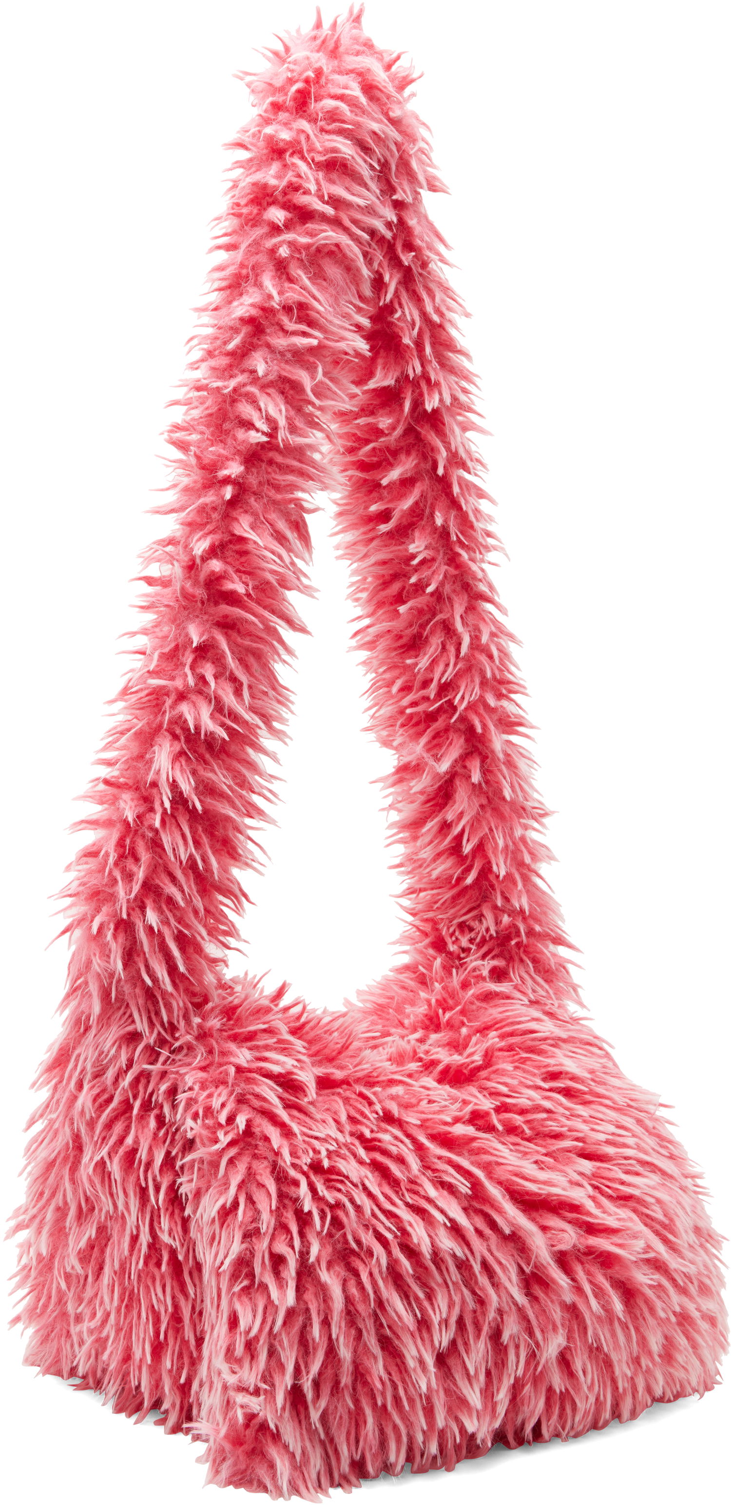 Taška cez rameno ERL ERL Faux-Fur Messenger Bag Ružová | ERL10K016, 1