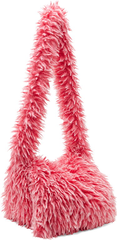 Taška cez rameno ERL ERL Faux-Fur Messenger Bag Ružová | ERL10K016, 1