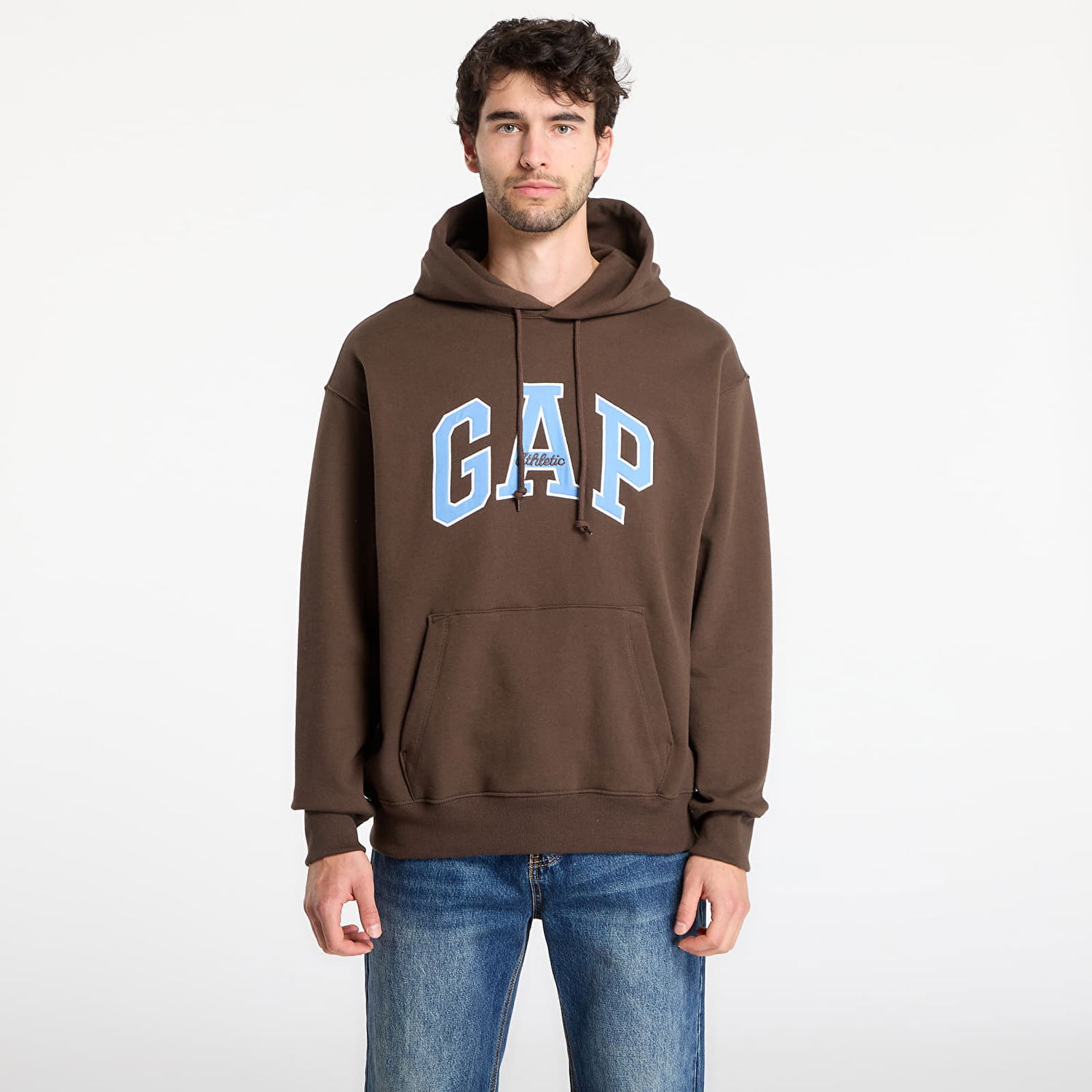 Mikina GAP Oversized Heavyweight Hoodie Hnedá | 781237-04, 0