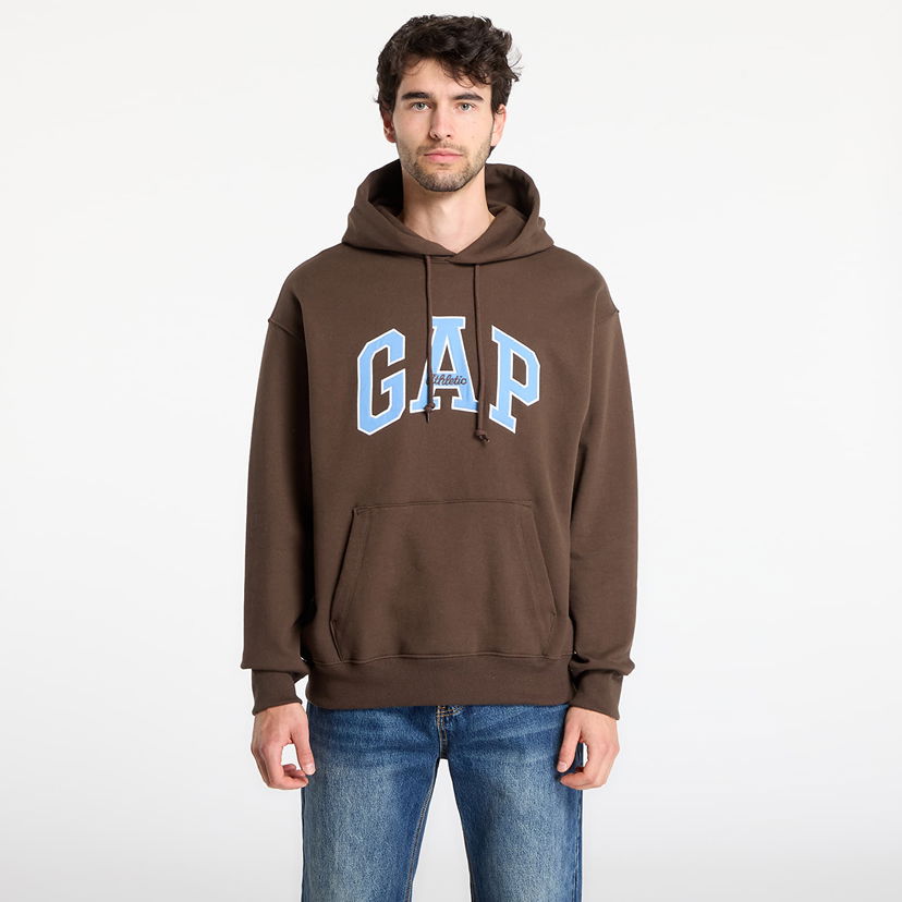 Mikina GAP Oversized Heavyweight Hoodie Hnedá | 781237-04