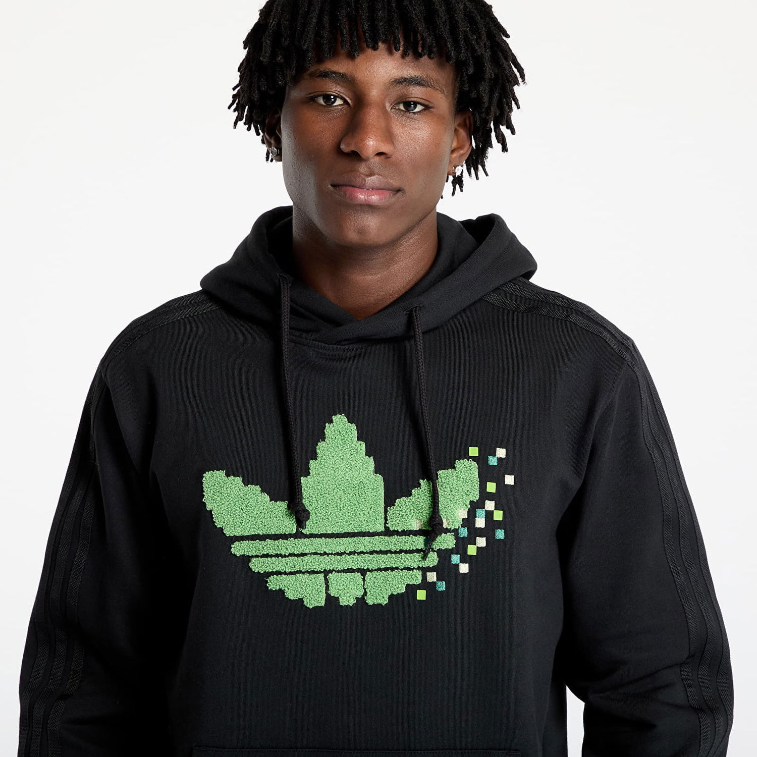 Mikina adidas Originals adidas Originals x Minecraft Graphic Hoodie Čierna | JZ9920, 1