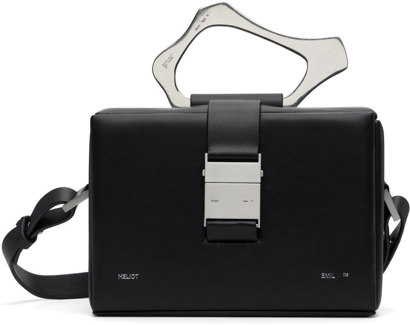 Taška cez rameno HELIOT EMIL HELIOT EMIL Solely Box Bag Čierna | PREAW25_15_41_BLK01_CO