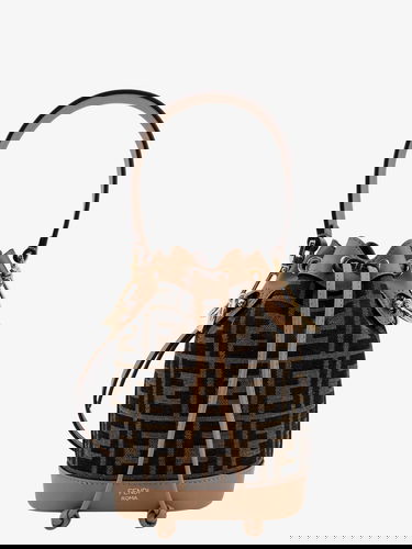 Kabelka FENDI Fendi Mon Tresor Mini Bucket Bag Hnedá | 8BS093ALP3F1AOE, 0