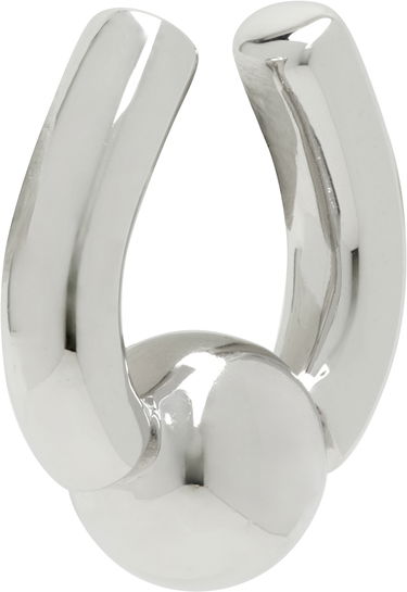 Prsteň Balenciaga Camden Silver Nose Cuff Metalická | 803762 TZ68R, 1