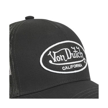 Šiltovka Von Dutch Von Dutch Trucker Cali Brushed Patch Cap Čierna | VD/0/CAS1/LOFB5, 2