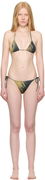 Jean Paul Gaultier Water Body Print Bikini