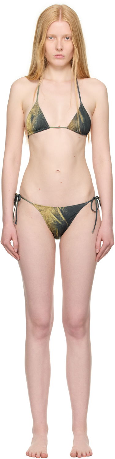 Plavky Jean Paul Gaultier Jean Paul Gaultier Water Body Print Bikini Zelené | 25/03-W-BS030-J010P-4812, 0