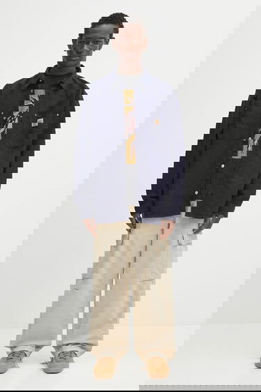 Košeľa Carhartt WIP Walter Relaxed Fit Classic Collar Shirt Navy | I033578.1CGD, 4