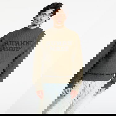 Sveter Human Made Moc Neck Knit Sweater Zelené | HM30CS011OD, 0