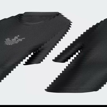 Tričko adidas Performance Rhinestone Trefoil T-shirt Čierna | IW5681, 2