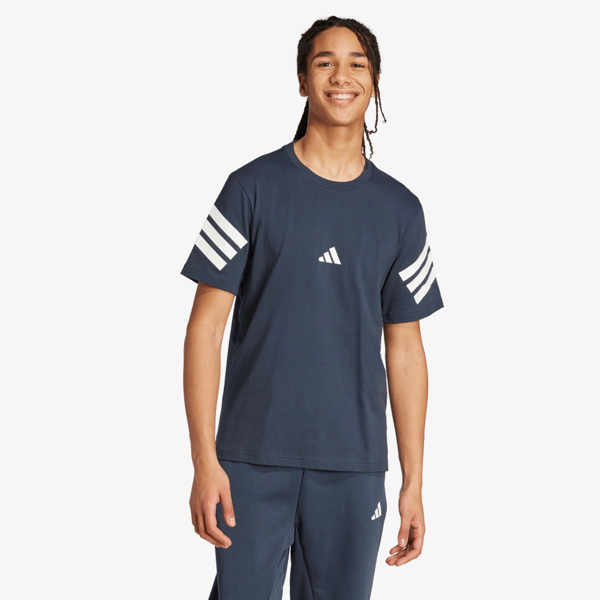Tričko adidas Originals 3-Stripes Regular Fit Tee Navy | JW4786, 1