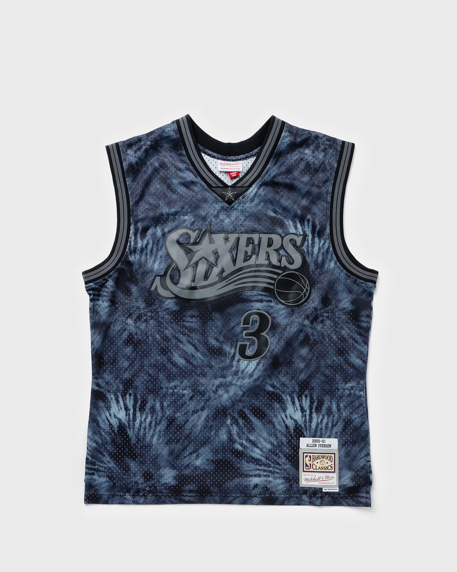 Dres Mitchell & Ness NBA Swingman Jersey Philadelphia 76ers 2000-01 ALLEN IVERSON #3 Navy | SMJY4367-P7600AIVPTBK, 0