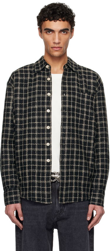 Košeľa OUR LEGACY Our Legacy Above Grid Check Shirt Čierna | M2252ABF, 0