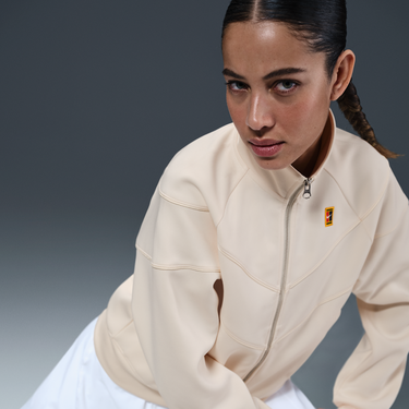 Bunda Nike NikeCourt Heritage Windrunner Tennis Jacket Béžová | FZ6507-111, 3