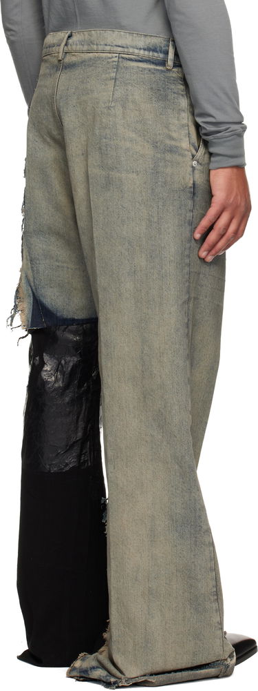 Džínsy Rick Owens Concordians Joris Distressed Patchwork Wide-Leg Jeans Rôznofarebný | RR02E1308 DWG769, 2