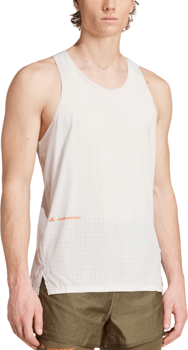 Tielko adidas Originals Hermanos Koumori Perforated Training Tank Top Biela | jl6868, 0