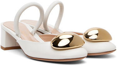 Tenisky a topánky Gianvito Rossi Sphera 45 Slingback Pumps Biela | G95456.45RIC.NXF, 3