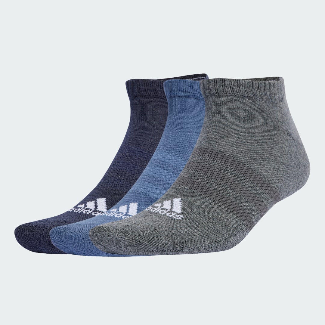 Ponožky adidas Performance Cushioned Low-Cut Socks (3 Pairs) Modrá | IP0398, 0