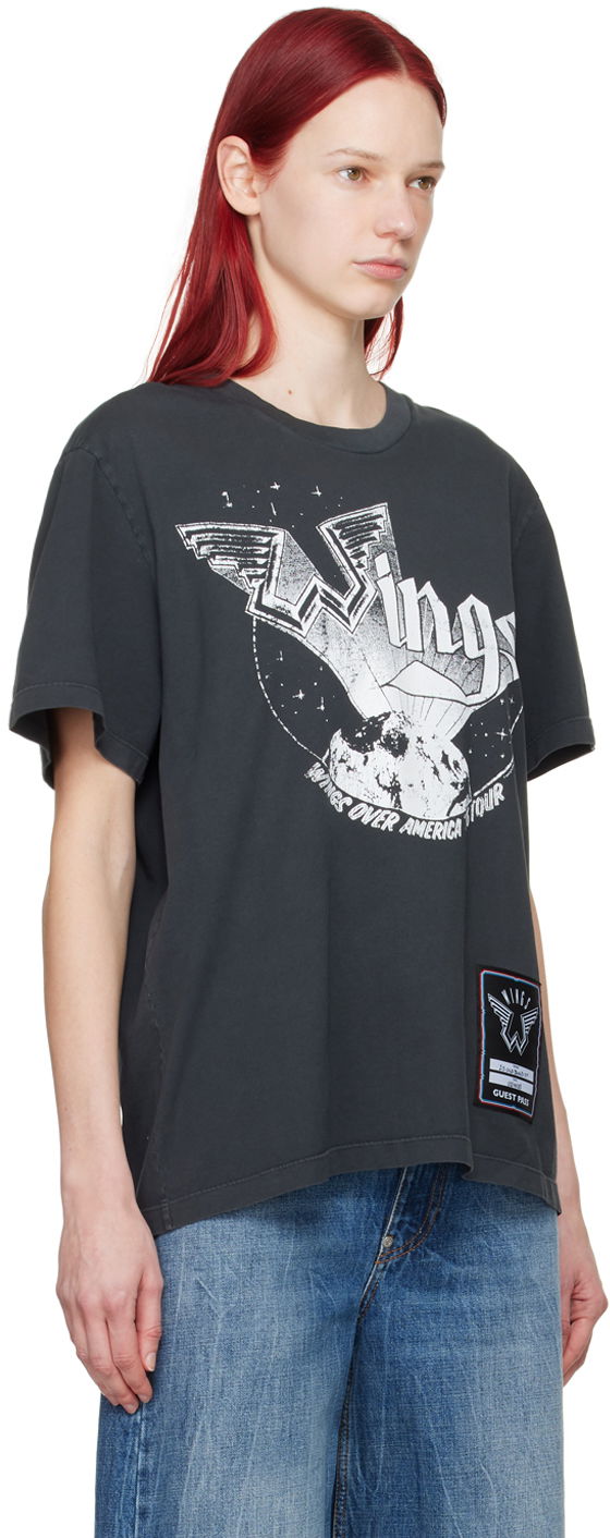 Tričko Stella McCartney 'Wings' Graphic T-Shirt Šedá | 6J01583SPY91, 1