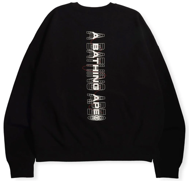 Sveter BAPE Graphic #2 Loose Fit Crewneck Čierna | 001SWH701001I, 1
