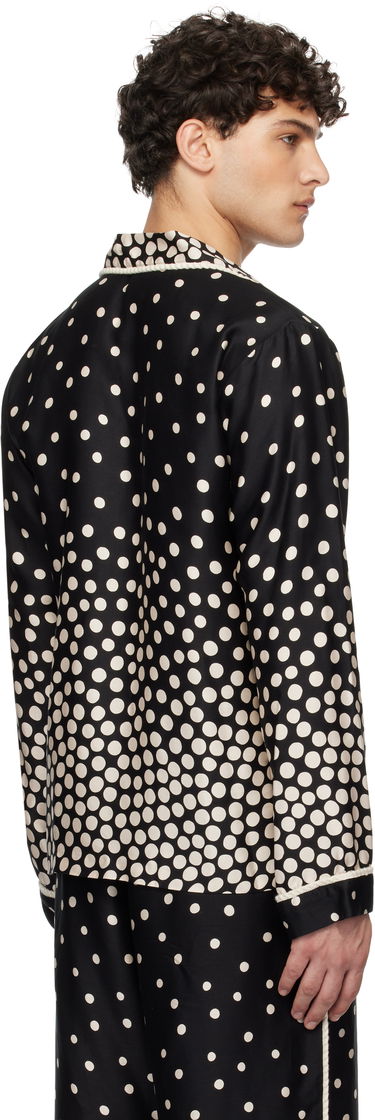 Pyžamo Anna Sui Anna Sui Polka Dot Pajama Shirt Čierna | M1025F20, 2